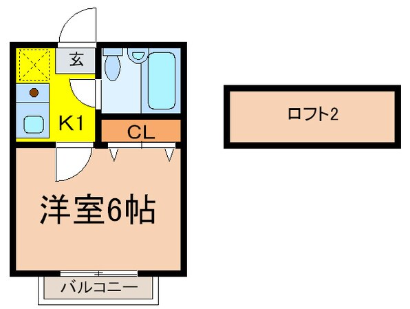 シャルマンハウス東豊田の物件間取画像